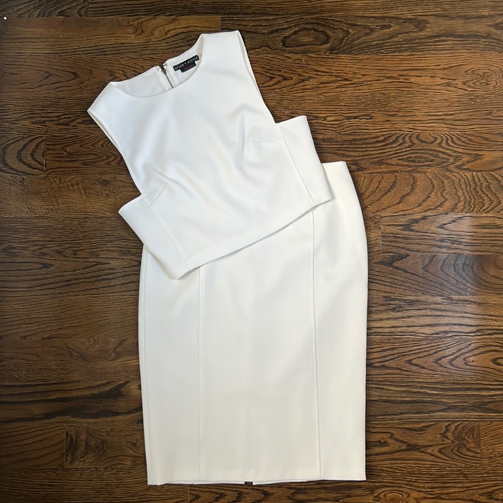 Alice + Olivia White top